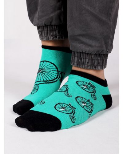 Skarpety Spoksy stopki zielone rowery