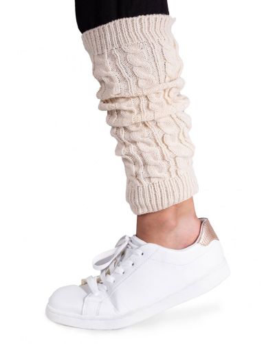 Ocieplacze na nogi  - beżowe