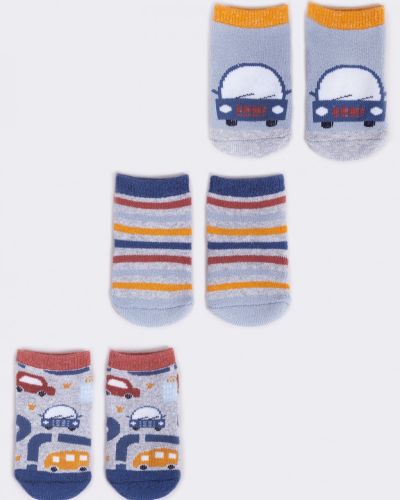 Skarpety niemowlęce chłopięce autka