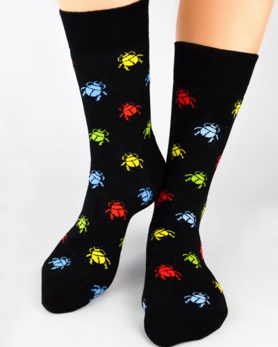 Skarpety bawełniane w chrząszcze