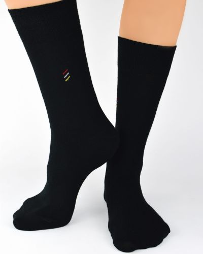 Skarpety bambusowe elegancki gładkie czarne