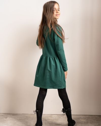 Dziecięce rajstopy z wiskozy z doczytą kokardą DIAMOND BOW - kolor biały